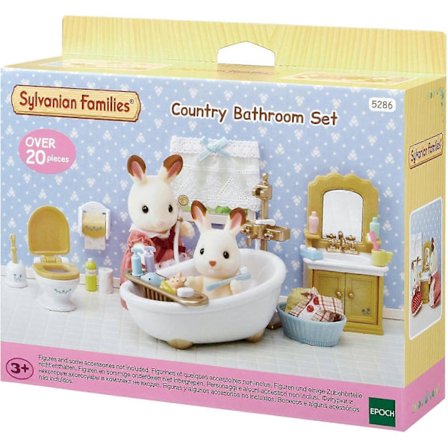 Sylvanian Families - Landlig Baderomssett Leke for Barn [YATOY]