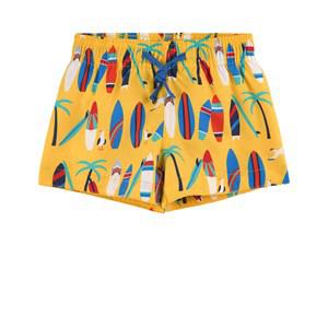 Kids - Frugi Daffodil Surfs Up Boscastle Swim Shorts - Swimwear and coverups - 9-10 years - Yellow