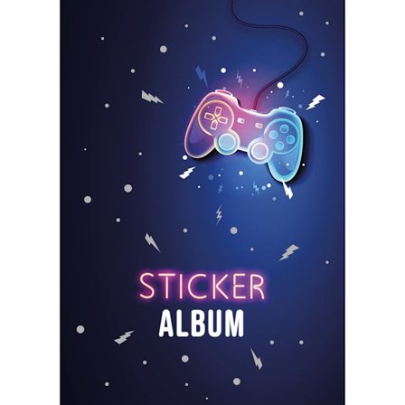 Sticker Album 14,5 x 21 cm Gaming - Tinka
