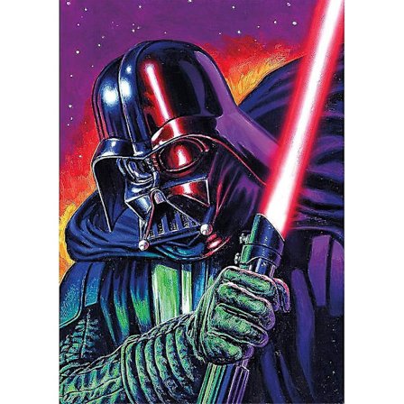 5D Full Drill Diamond Painting Kit, DIY Star Wars Diamond Rhinestone Painting Kits for Adults Beginner Diamond Arts Craft Home Decor, 12 X 16 Inch (