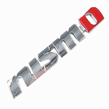 Nismo Bokstav Bil Styling Metall Klistremerke Front Grill Merke Emblem Dekor Mengxi