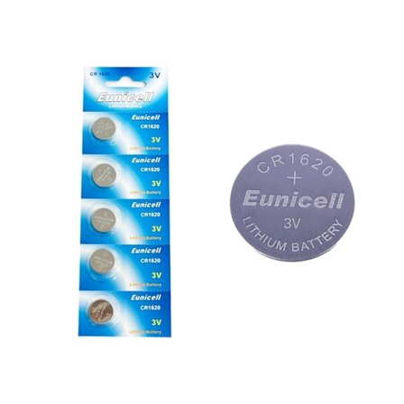 CR1620 5-pack Lithium batterier 3V