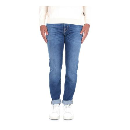 Jacob Cohën U Q E06 34 S 096D Slim Broek , Blauw , Heren , Maat: W40