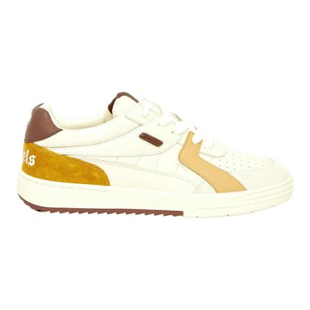 Palm Angels, Men; Shoes Sneakers Pmia 078F22 Lea 002 Beige, Heren, Maat:39 EU,leer