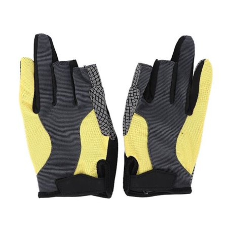 Fiskehansker Utendørs Ridning Båtliv Sklisikker Slitasjebestandig Sportsfiske Fingerløse HanskerXL