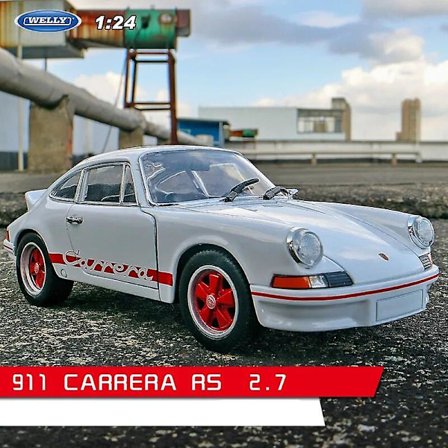 Welly 1:24 Porsche 911 Gt3 Rs Sininen auto - Metalliauto pienoismalli Simulaatioauto Koriste Kokoelma Lahja Lelulelu Die Casting Malli Poikaleikki