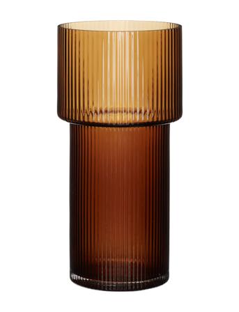 Ripple Vase Home Decoration Vases Brun Hübsch