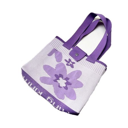 Strikkeveske Tote Bag LILLA