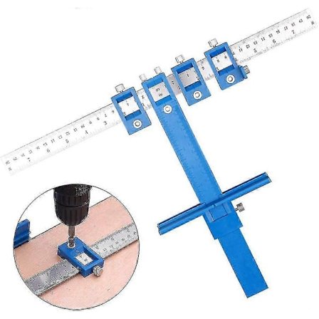 Rei'ityksen kohdistustyökalu, laatikon reiän kohdistustyökalu, oven ja laatikon vetimien porausjigi (hy)