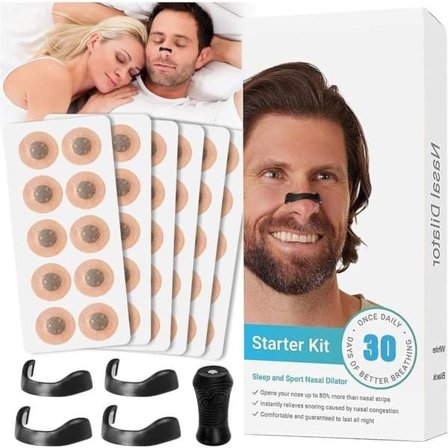 Anti-snorke Bånd / Magnetiske Plastre - Stopper snorken