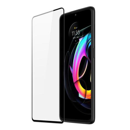 Motorola Moto Edge 20 Lite Skärmskydd Heltäckande Härdat Glas Transparent