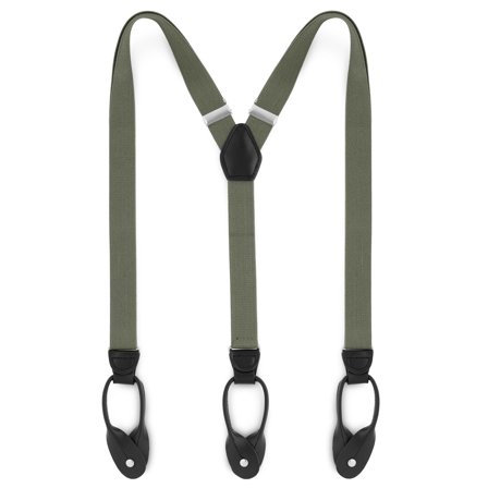 Slanke Kulgrå Seler m. Stropper til Knapper til mænd - Seler m. Stropper til knapper