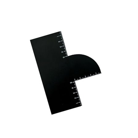 Hygieniska Halkfria Hår-mallar För Exakt Fade-klippning Och Detaljarbete