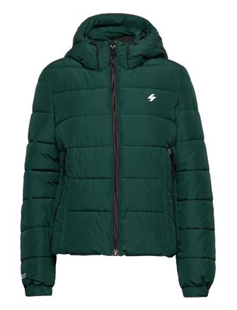 Hooded Spirit Sports Puffer Green Superdry