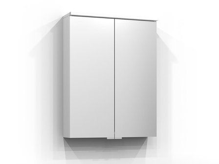 Svedbergs Sarek 225055-TL Spegelskåp vitt, 2 dörrar 55 cm, Badrum