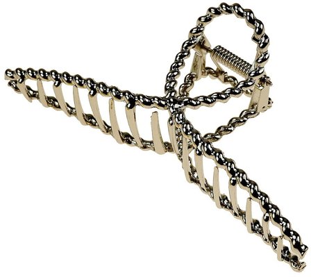 Senze Hårklemme Metal Rhodium, Hår, Hårpynt, Hårklemmer