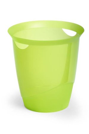 DURABLE TREND Papierkorb 16l transluzent grün