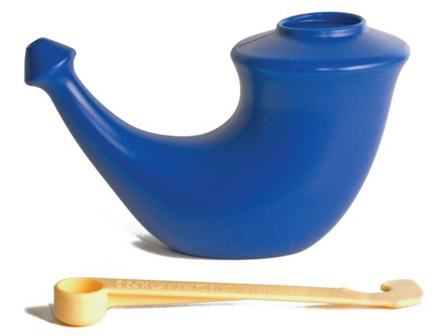 Rhino Horn Nesehorn, Blå, 1 stk.