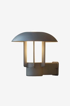 Jotex - Vägglykta Heimdal höjd 27 cm Grå - Köp Utebelysning hos Jotex