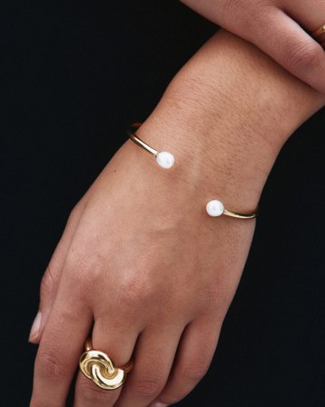 Edblad Lilian Bangle Gold Gylden Smykker Pige - Kids Brand Store