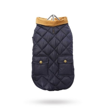 Urban Pup - Navy Quilted Town & Country - Hundjacka - Varma hundjackor & täcken från Doggie.se