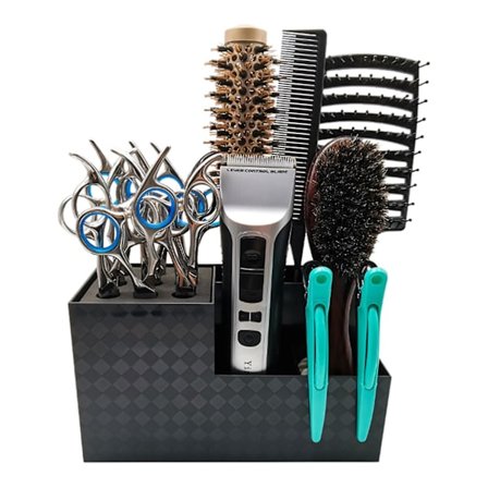 Hårsalongssaxhållare Frisör Saxbehållare Frisörförvaring Barberverktyg För Kammar Klämmor Borstar [DB]