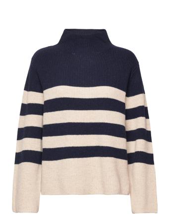 Slmolina Stripe Pullover Ls Tops Knitwear Jumpers Multi/patterned Soaked In Luxury