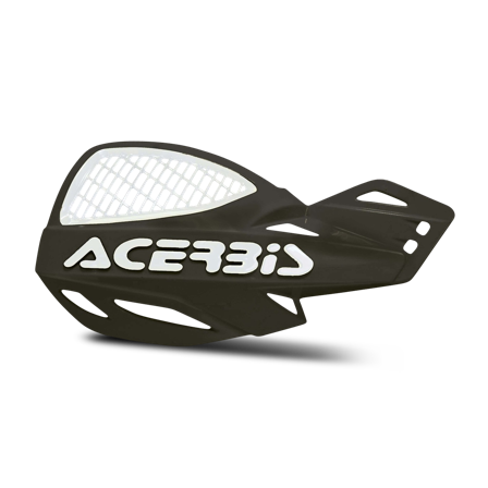 Acerbis Uniko Vented Handguards Black/White