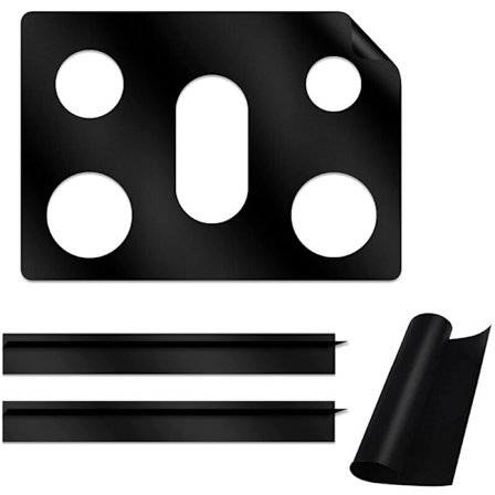 Gas komfur brænderdæksler kompatibel med gaskomfur, genanvendelig gaskomfurbeskytter til gaskomfur