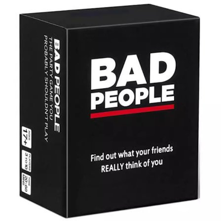 BAD PEOPLE - Paha peli englanniksi, korttipeli perheelle, juhliin ja lautapeleihin_Erikoislahjoja