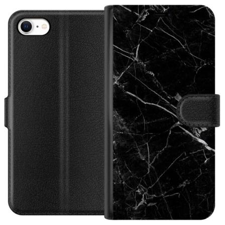Apple iPhone 6 Tegnebogsetui Sort Marmor