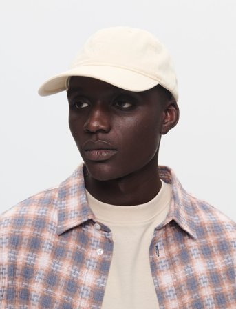 WOOD WOOD Wwlow Profile Cap - Cream - ONE SIZE