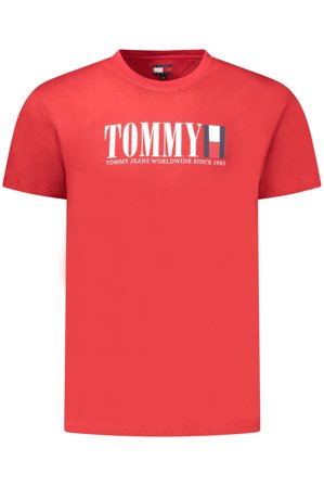 Tommy Hilfiger T-shirt Maniche Corte Uomo Rosso