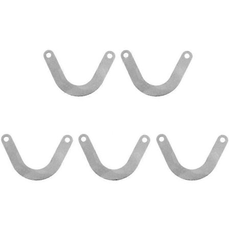 10-pakning U-formet metallventilplate Metall Luftkompressor Fittings Ventilplate 60mm Bredde Elektroverktøy Deler Tilbehør