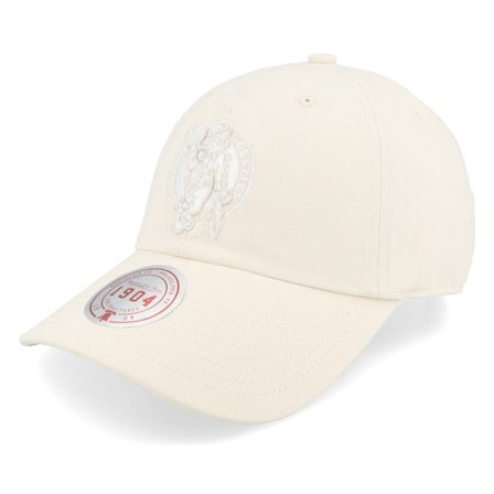 Mitchell & Ness - NBA Wit unconstructed Cap - Boston Celtics Fashion Hwc Cream Dad Cap @ Hatstore