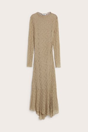 Kappahl | Lång spetsklänning | Beige