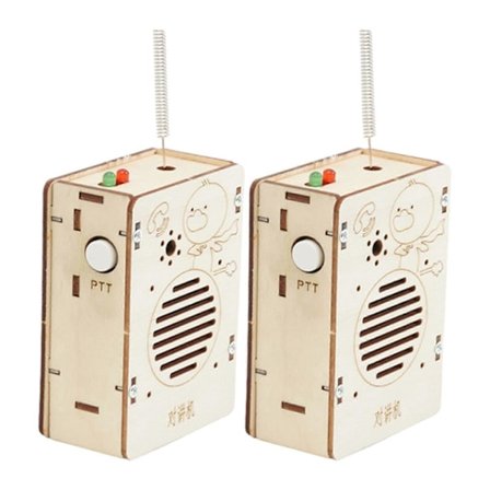 2x Lasten Askartelu Hauska Kokoamis Lomalelu Interaktiivinen Lelu Kannettava Radio
