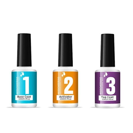 Dip Powder -nestesetti - Dip Powder -pohja, aktivointi ja päällyslakka kynsistudioille