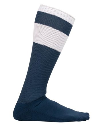 Amundsen Roamer Mid Calf Socks Faded Navy/White