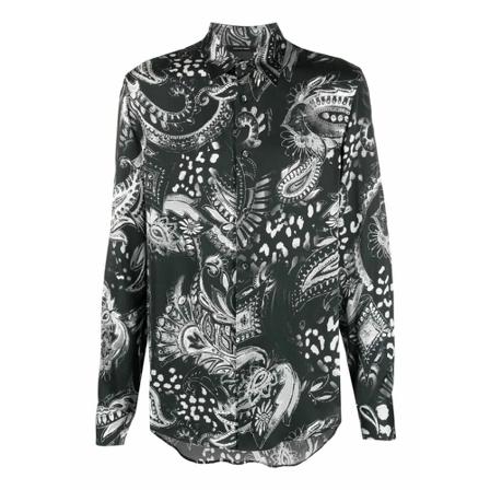 Just Cavalli - Skjortor - Svart - Herr - Storlek: 4xl, Herr, Storlek: 4XL