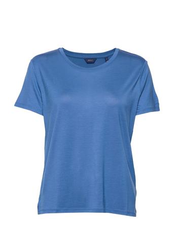 Light Weight Ss T-Shirt T-shirts & Tops Short-sleeved Blå GANT