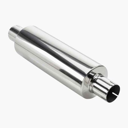 Ljuddämpare rostfritt 63 5 mm