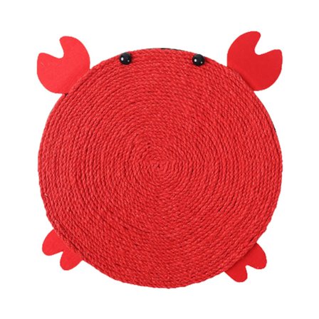 Hängande klösträd för katt, skyddar möbler, slipar klor, leksak för inomhuskatter, sisalmatta, krabba