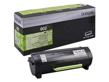 LEXMARK 602 - svart - original - tonerpatron - LCCP, LRP