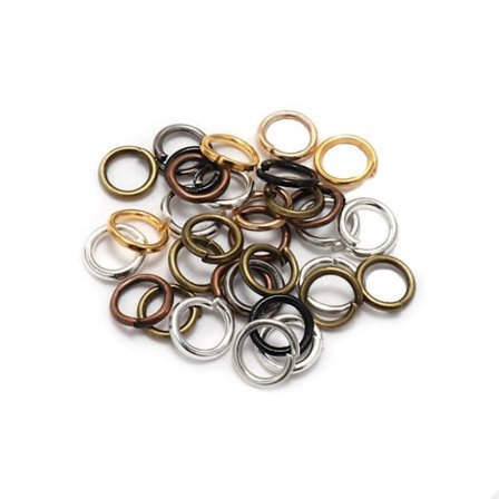 Åpne Jump Rings Split Rings Connectors 12MM8 8
