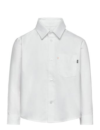Cotton Oxford Svano Shirt Tops Shirts Long-sleeved Shirts White Mads Nørgaard