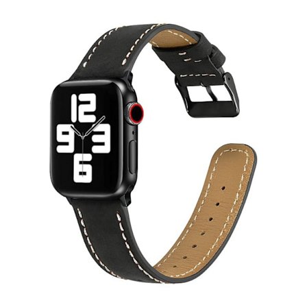 Kompatibel med Apple Watch armbånd - svart, 49mm 45mm 44mm 42mm l
