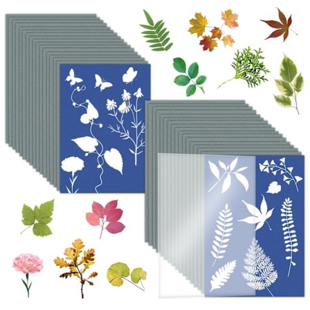 A5 solpapir blått solpapir soltegning 32 ark