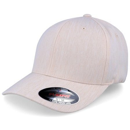 Flexfit - Pink flexfit Czapka Z Daszkiem - Pastel Melange Peach Flexfit @ Hatstore