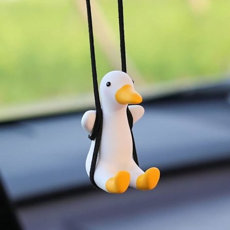 Super Cute Swing Duck Mirror Hanging Car Interior Accessories car